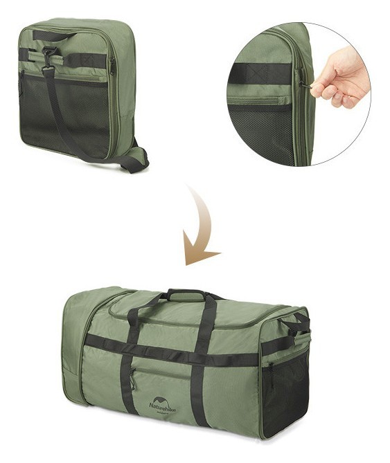 Сумка-баул для зберігання портативна Naturehike NH21LX003, зелений