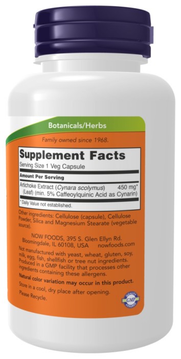 Artichoke Extract 450mg - 90 vcaps