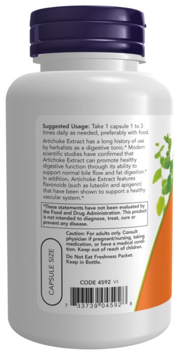 Artichoke Extract 450mg - 90 vcaps