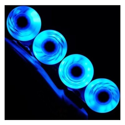 Колесо для роликів, що світяться Flying Eagle Lazer Sliders сині 80 мм