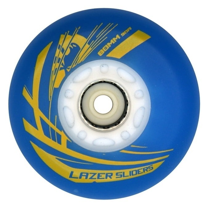 Колесо для роликів, що світяться Flying Eagle Lazer Sliders сині 80 мм