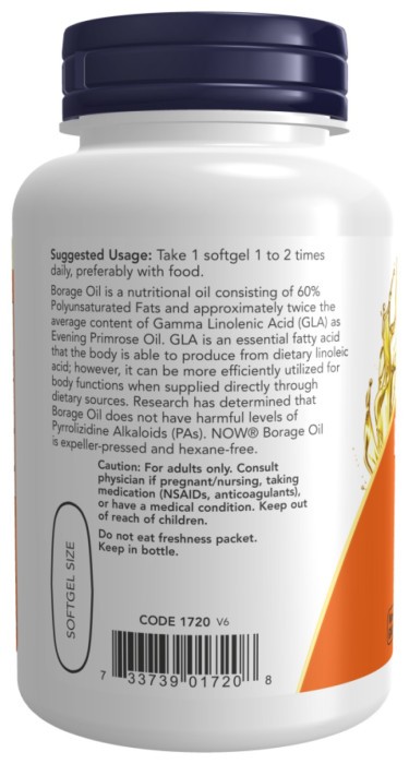 Borage Oil 1000 mg - 120 sgels