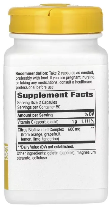 Vitamin C Bioflavonoids - 100 caps