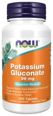 Potassium Gluconate 99mg - 100 tabs