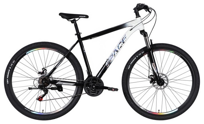 Велосипед ST 29" SPACE MARS DD FR рама-20" черный с белым 2026