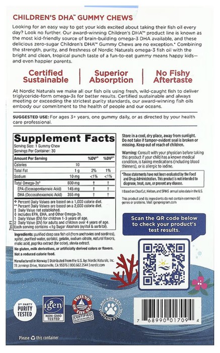 Children's DHA - 30 Gummies