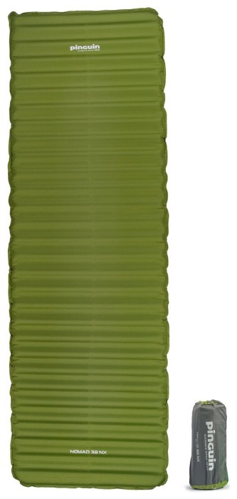 Самонадувающийся коврик Pinguin Nomad NX, 194x64x3.8см, Khaki