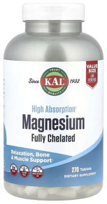 Magnesium Fully Chelated - 270 tabs
