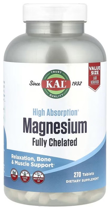 Magnesium Fully Chelated - 270 tabs
