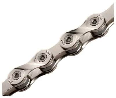 Цепь инд. 116 зв. 1/2x11/128 KMC X9 Silver/Silver