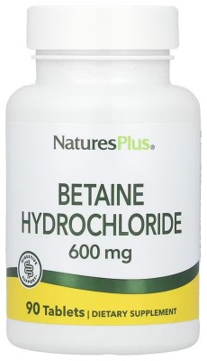 Betaine Hydrochloride 600mg - 90 tabs