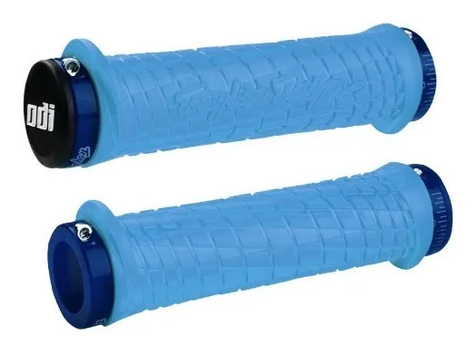 Гріпси ODI Troy Lee Designs Signature MTB Lock-On Bonus Pack рожеві з чорними замками (OBOD_D30TLP-B)