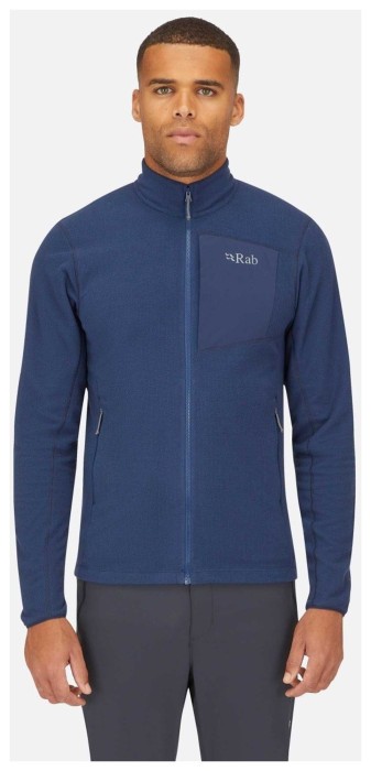 Чоловіча флісова кофта Rab Tecton Jacket, Deep Ink