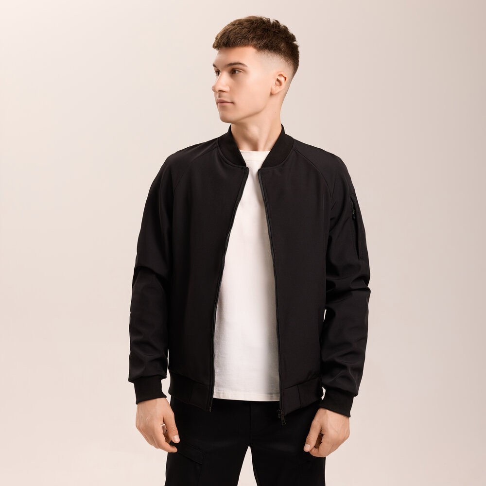 Бомбер Pobedov Thunder Чорний S OWbb3 167Sba, укр, укр