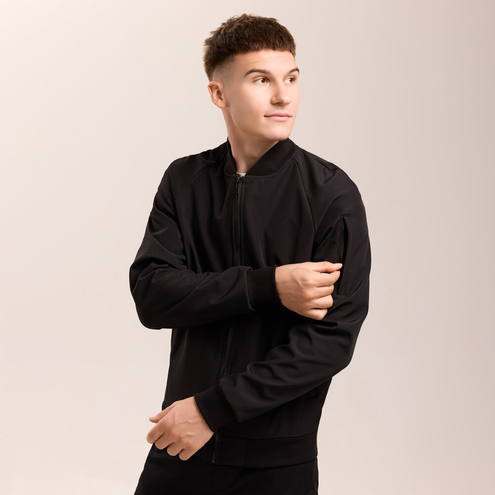 Бомбер Pobedov Thunder Чорний S OWbb3 167Sba, укр, укр