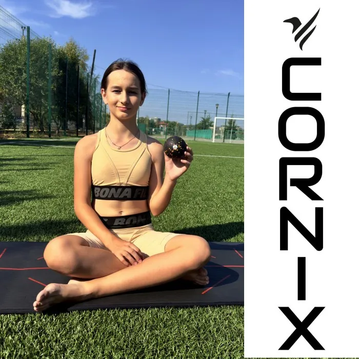 Масажний набір Cornix (Ball 8 см, Duoball 8 х 16 см та Foam Roller 30 х 15 см) XR-0081