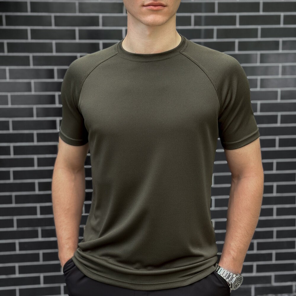 Футболка хаки кулмакс мужская Pobedov Ergo