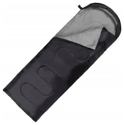 Спальний мішок (спальник) ковдра SportVida SV-CC0062 +2 ...+21°C R Black/Grey
