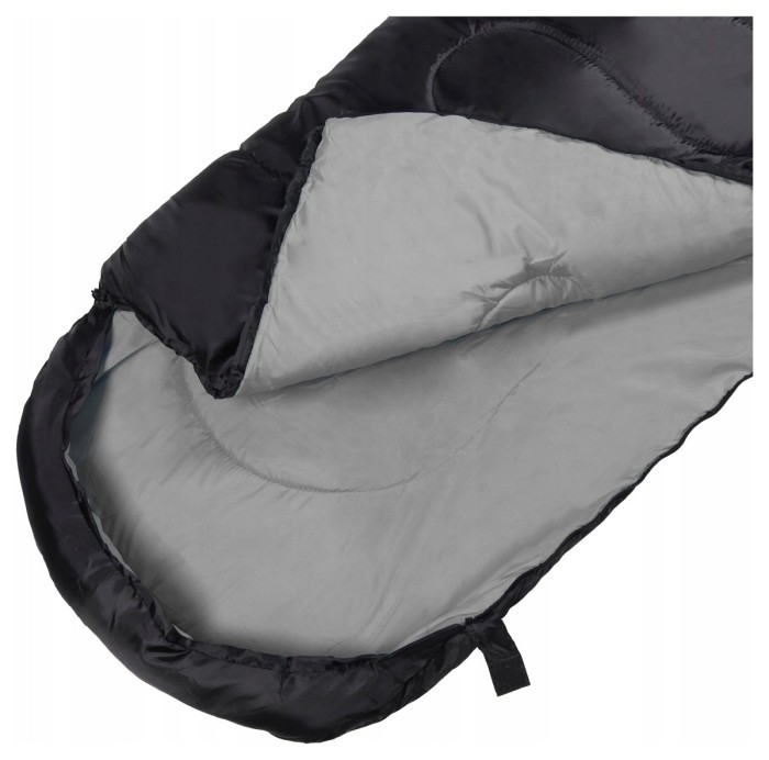 Спальний мішок (спальник) ковдра SportVida SV-CC0062 +2 ...+21°C R Black/Grey