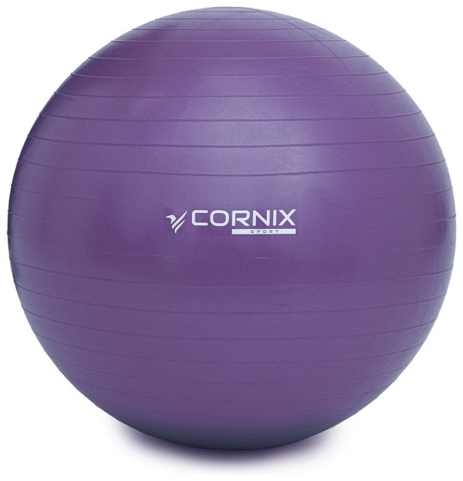 М'яч для фітнесу (фітбол) Cornix 85 см Anti-Burst XR-0250 Violet