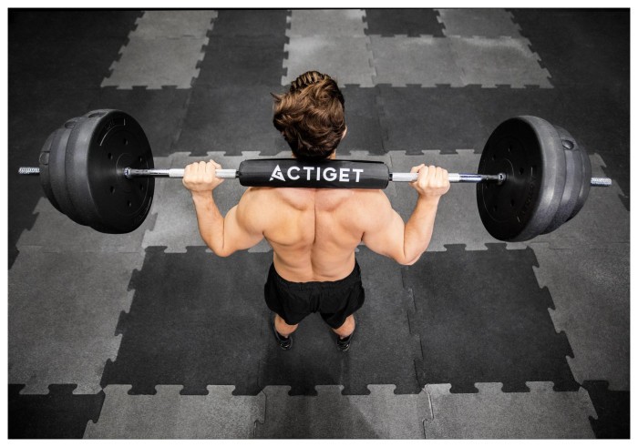 Накладка (бампер) на гриф Actiget Barbell Pad ACT0057 Black