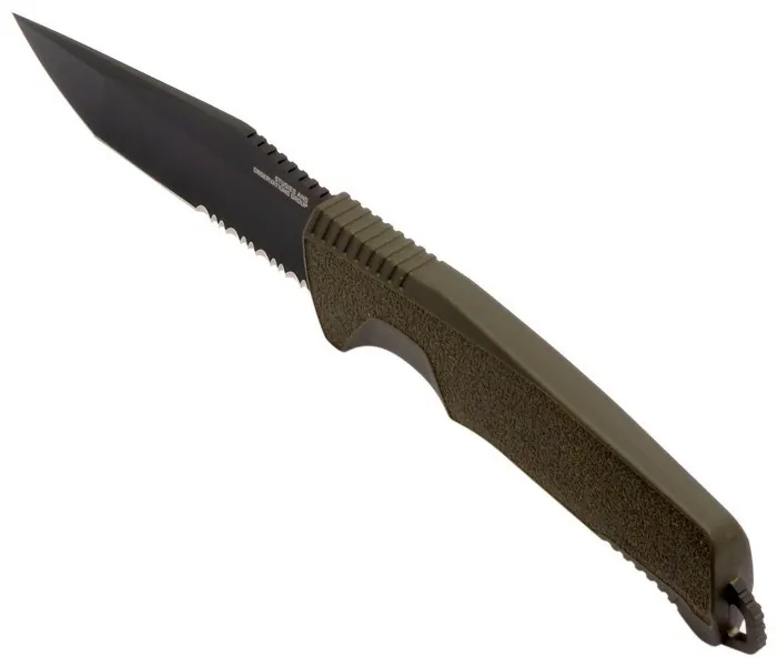 Ніж SOG Trident FX, OD Green/Partaily Serrated