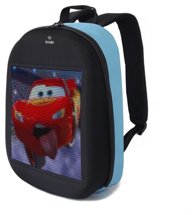 Рюкзак Sobi Pixel SB9702 Blue із LED екраном