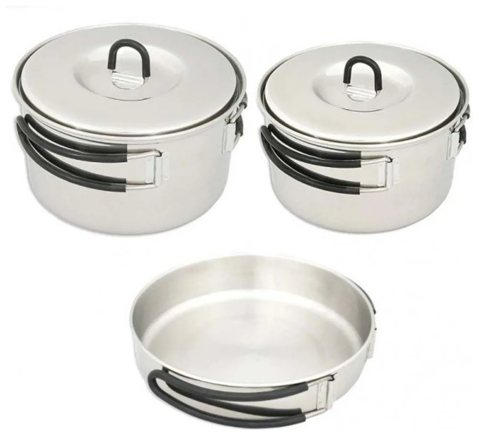 Набір посуду Tatonka Cookset Regular, Silver (SHM_TAT 4000.000)
