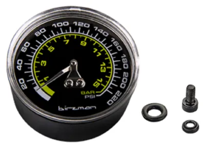 Манометр Birzman 220psi Maha Push &amp; Twist II / III Silver Grand-Maha Push &amp; Twist III Gunmetal