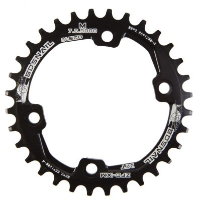 Звезда-неспадайка к шатуну NW AL 32T SNAIL круг BCD 96 асимметричная (для Shimano M7000) (черн.)