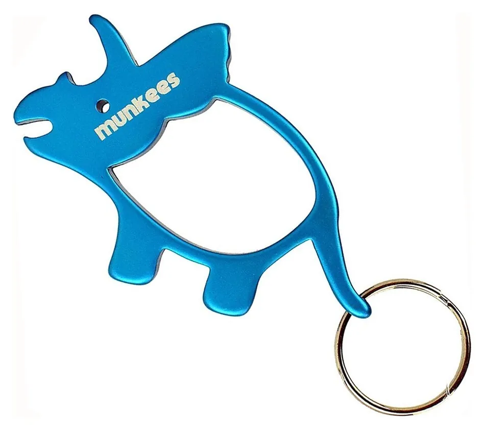 Munkees 3474 брелок-відкривачка Triceratops blue (3474-BL)
