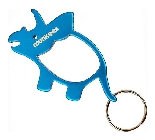Munkees 3474 брелок-відкривачка Triceratops blue, укр, укр