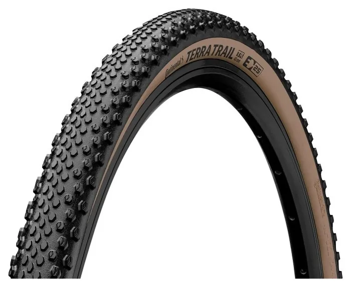 Покришка бескамерная Continental Terra Trail ShieldWall 28" | 700 x 40C | 28 x 1.50 чорна/коричневая