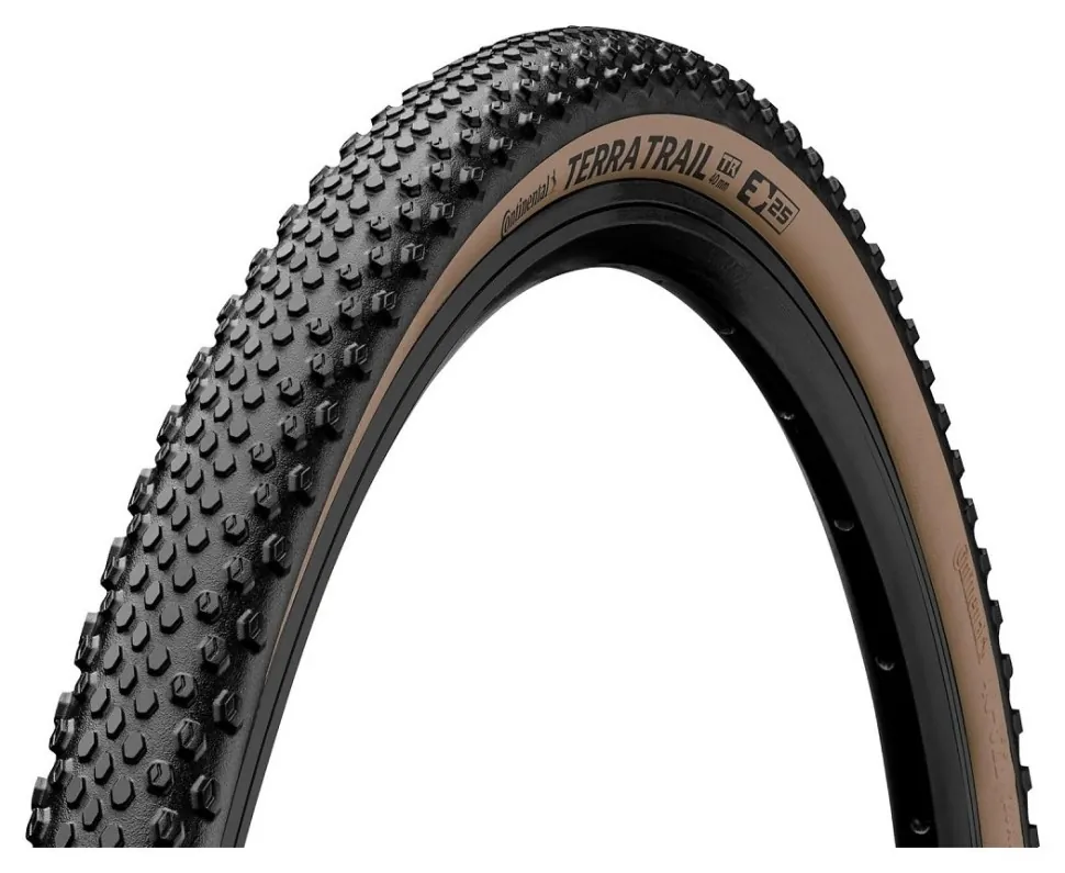 Покришка бескамерная Continental Terra Trail ShieldWall 28" | 700 x 40C | 28 x 1.50 чорна/коричневая (SPT_150673)
