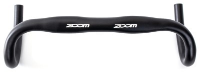 Кермо шосе "баран" алюміній. 31,8мм ZOOM DR-AL-194BT FOV L440мм батований (чорний)