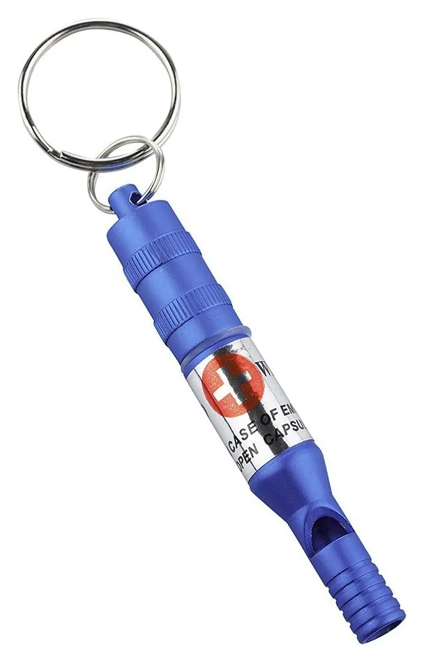 Munkees 3385 брелок-свисток Emergency Whistle dark blue (3385-DB)
