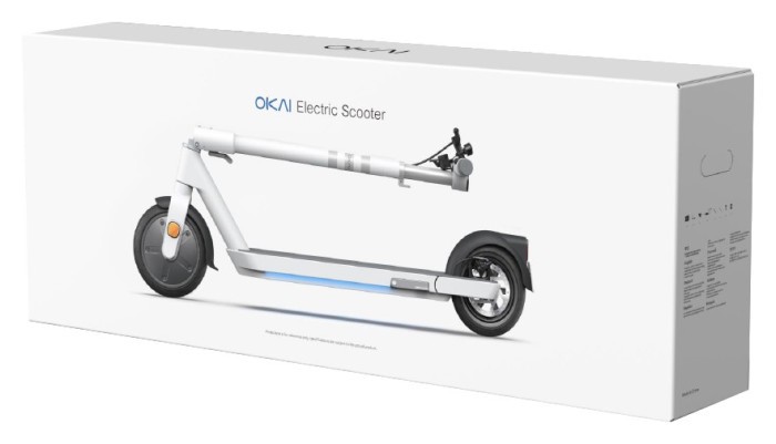 Електросамокат OKAI ES20-NEON Black 9", 300(600)W, 9.8Ah, 40km, 25km\h, 20%, NFC, App, 16kg