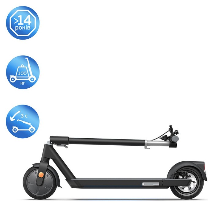 Електросамокат OKAI ES20-NEON Black 9", 300(600)W, 9.8Ah, 40km, 25km\h, 20%, NFC, App, 16kg