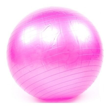 Мяч фитнес World Sport, 85см гладкий (1200гр) GymBall, розовый, 85см