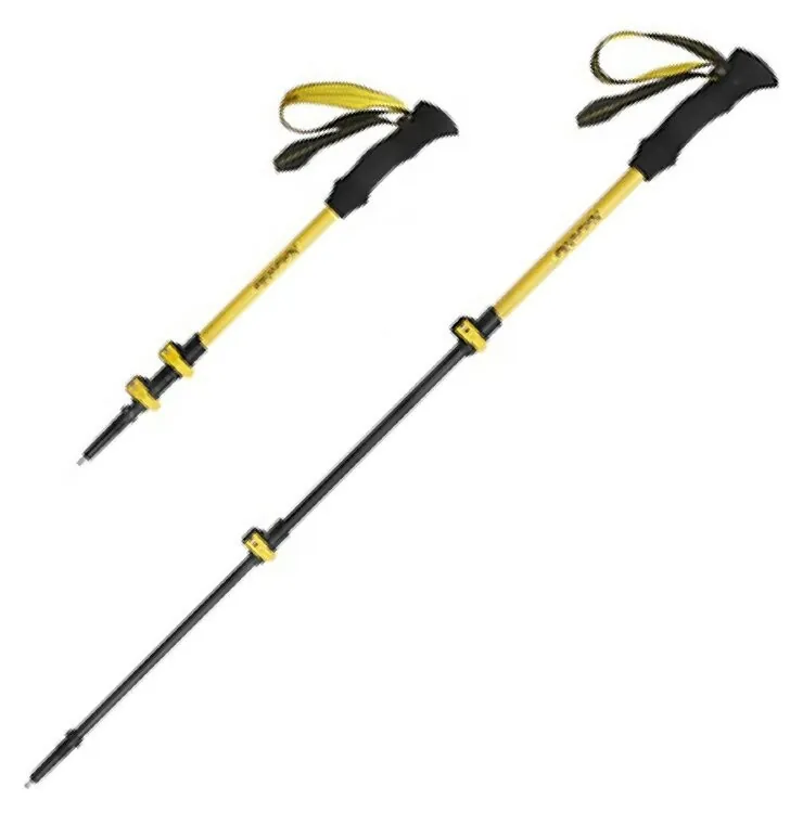 Трекінгові палиці Naturehike CNK2300DS010 100 см жовта 1 шт (6976023923524)