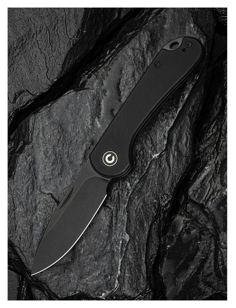 Ніж складаний Civivi Elementum Slip Joint Black C18062AJ-1, укр, укр