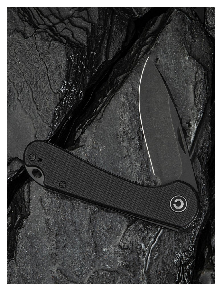Ніж складаний Civivi Elementum Slip Joint Black C18062AJ-1, укр, укр