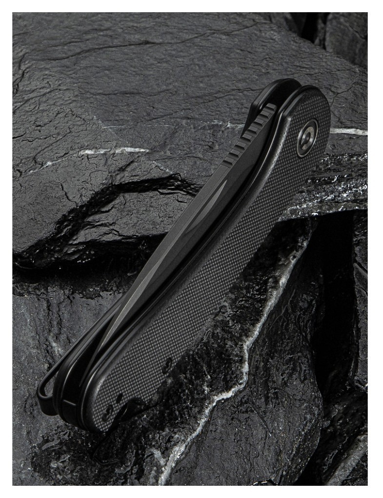 Ніж складаний Civivi Elementum Slip Joint Black C18062AJ-1, укр, укр