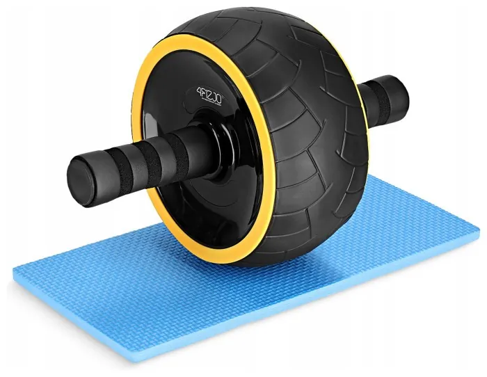 Ролик (гімнастичне колесо) для преса 4FIZJO Ab Wheel XL Black/Yellow (P-5907739314444)
