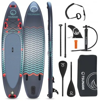 Надувная SUP доска TSUNAMI 350 см с веслом Wave T03 (P-5907739314222)