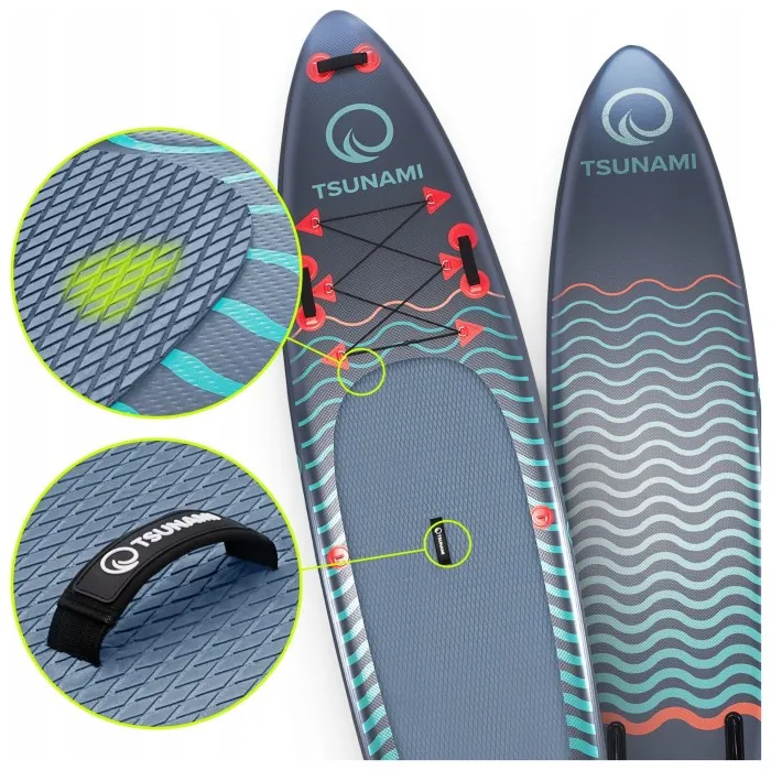 Надувная SUP доска TSUNAMI 350 см с веслом Wave T03 (P-5907739314222)