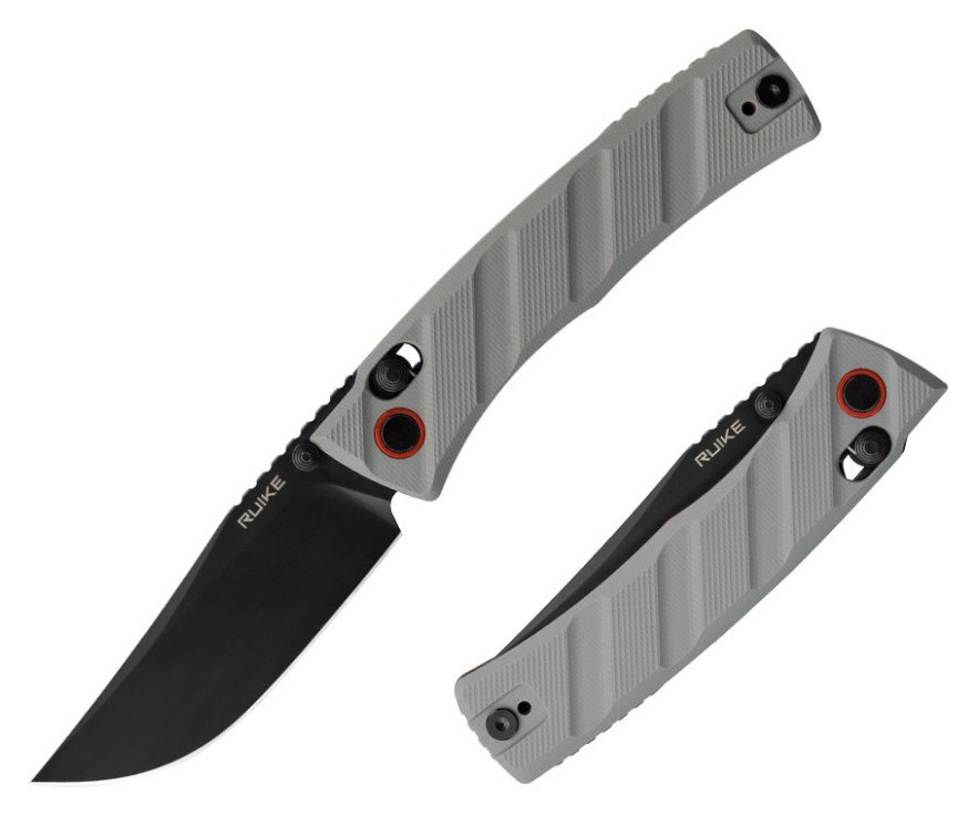 Нож складной Ruike P856-K серый
