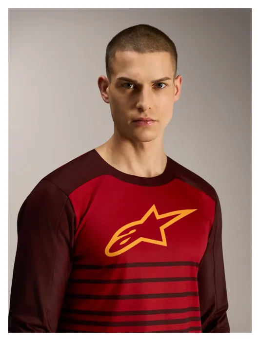 Джерсі Alpinestars A-DURA ELITE LS JERSEY 2.0 BORDEAUX, XL