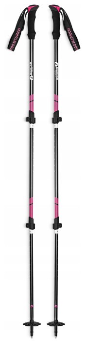 Трекінгові палиці Mountain Goat Peak+ 65-135 см Black/Pink (P-5905973404648)