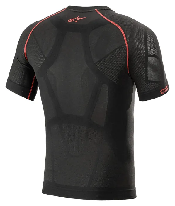 Alpinestars RIDE TECH V2 TOP SHORT SLEEVE SUMMER BLACK RED, M/L